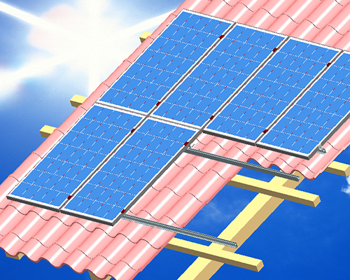 Pitched Tile Roof Mounting System